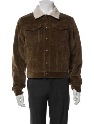 Pre-owned Celine Jacket In Brown