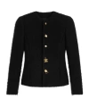 Celine Jacket In Cashmere And Wool Natté In Black
