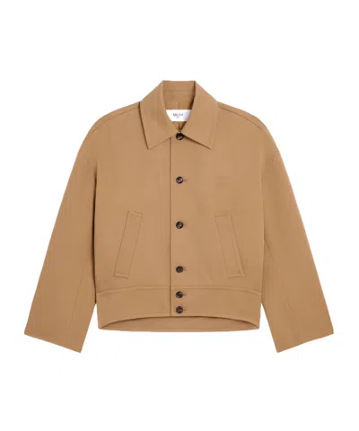 CELINE JACKET IN COTTON WOOL GABARDINE