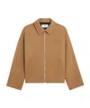 Celine Jacket In Wool Felt In Brown