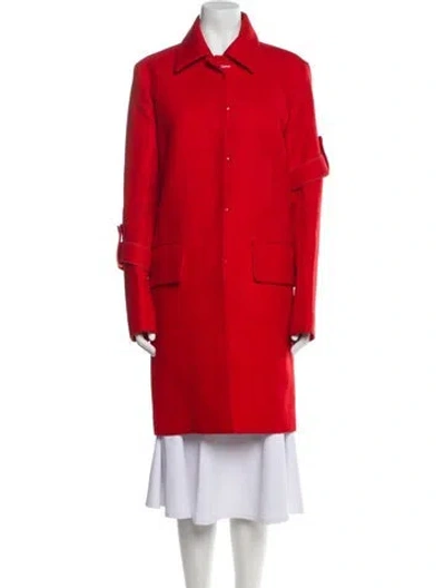Pre-owned Celine Jacket In Red