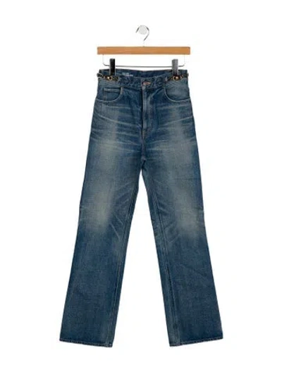 Pre-owned Celine Jane Wide Leg Jeans In Blue