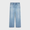 Celine Max Jeans In Golden Harmony Wash Denim In Blue
