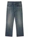 Celine Stone-washed Denim Jeans In Blue