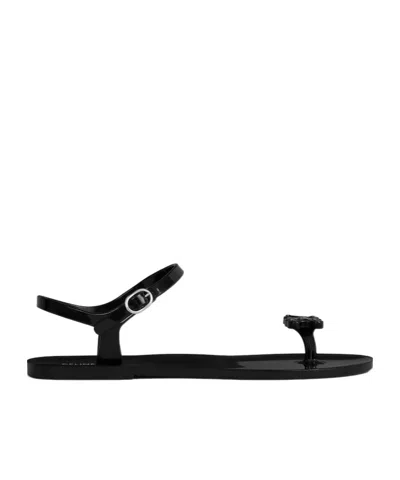 Celine Jelly Bay Jewel Sandal In Eco Certified Pvc In Black