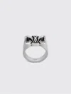 Celine Logo Ring In Metallic