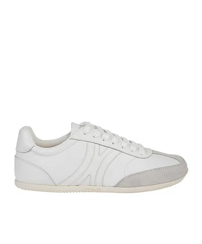 CELINE CELINE JOGGER LOW LACE-UP SNEAKER IN CALFSKIN  SUEDE CALFSKIN