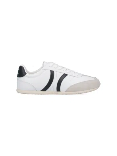 Celine Jogger Sneakers In White