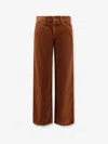 Celine Jolene Corduroy Trousers In Brown
