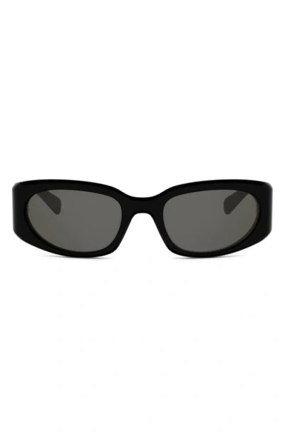Celine Journey 57mm Geometric Sunglasses In Gold