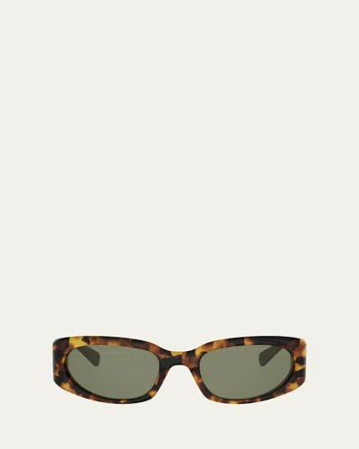 Celine Journey 57mm Rectangular Sunglasses In Brown