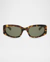 Celine Journey 57mm Rectangular Sunglasses In Multi