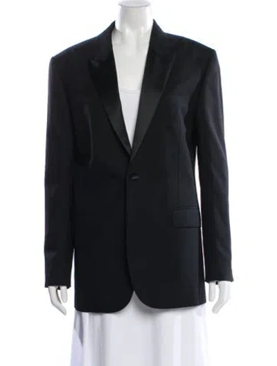 Pre-owned Celine 'jude' Tuxedo Wool Blazer In Black