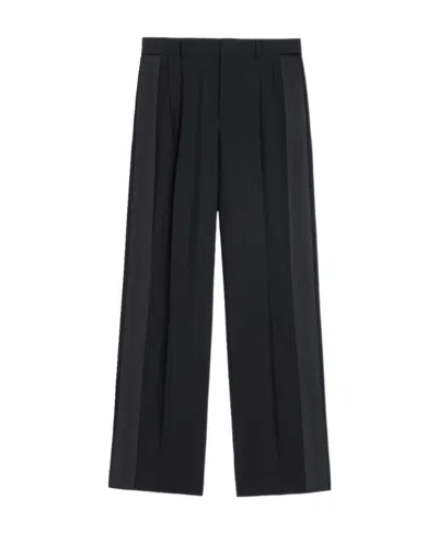 Celine Jude Wool And Mohair Dress Trousers In Black