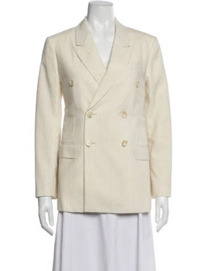Pre-owned Celine Jude Wool Blazer In Neutrals