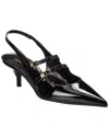 Celine Judy Patent Slingback Pump In Black