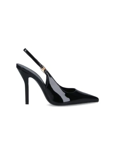 Celine Judy Slingback Pumps In Black