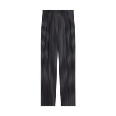 Celine Keith Pants Wool Gabardine In Black