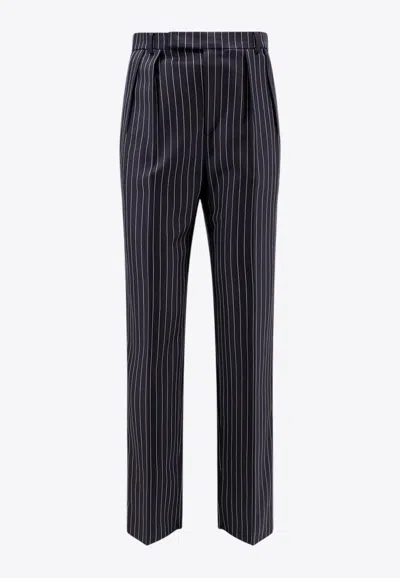 Celine Keith Striped Wool Pants