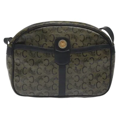 Pre-owned Celine Céline Khaki Canvas Shoulder Bag ()