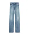 Celine Kitty Jeans In Clear Sky Rinse Denim In Blue