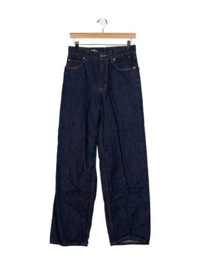 Pre-owned Celine Kitty Wide Leg Jeans In Blue
