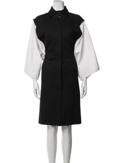 Pre-owned Celine Knee-length Dress In Blue