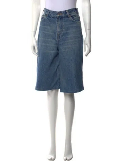 Pre-owned Celine Knee-length Shorts In Blue