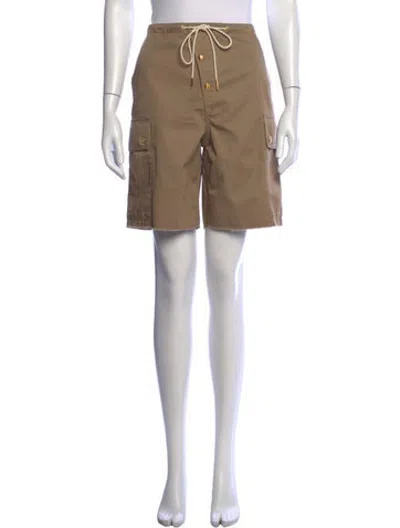 Pre-owned Celine Knee-length Shorts W/ Tags In Brown/neutrals
