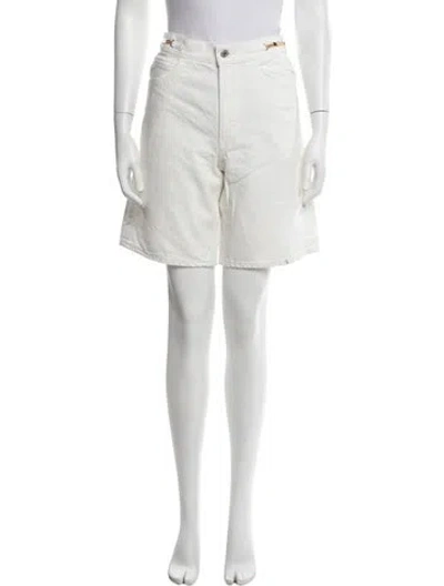 Pre-owned Celine Knee-length Shorts In White