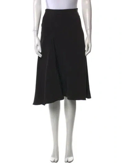 Pre-owned Celine Knee-length Skirt In Black