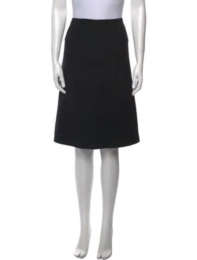 Pre-owned Celine Knee-length Skirt In Black