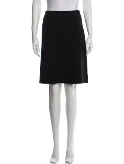Pre-owned Celine Knee-length Skirt In Black