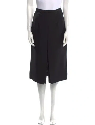 Pre-owned Celine Knee-length Skirt In Black