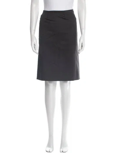 Pre-owned Celine Knee-length Skirt In Black