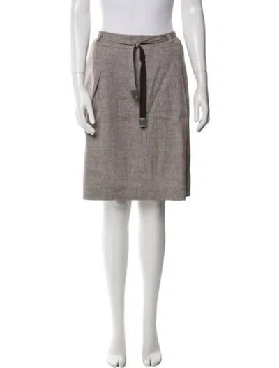 Pre-owned Celine Knee-length Skirt In Neutral