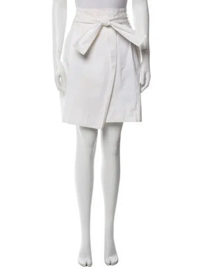 Pre-owned Celine Knee-length Skirt In White