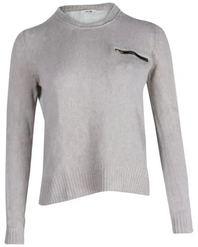 Pre-owned Celine Knit Sweater, Size Int, S (authentic Pre-loved)