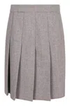 Celine Knitted Skirt In Gray