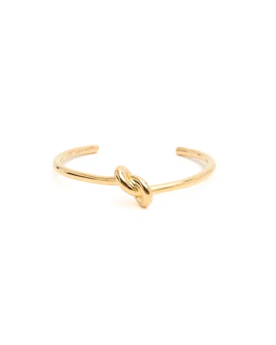 Pre-owned Celine Céline Knot Bracelet In Gold