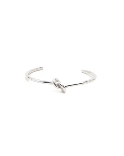 Pre-owned Celine Céline Knot Bracelet In Metallic