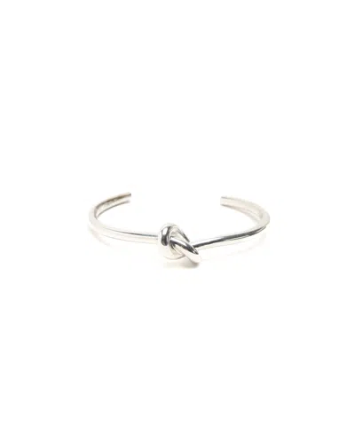 Celine Céline Knot Bracelet In Gray