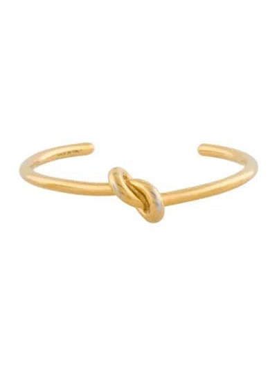 Pre-owned Celine Knot Cuff Bracelet, 5.25" In Multi
