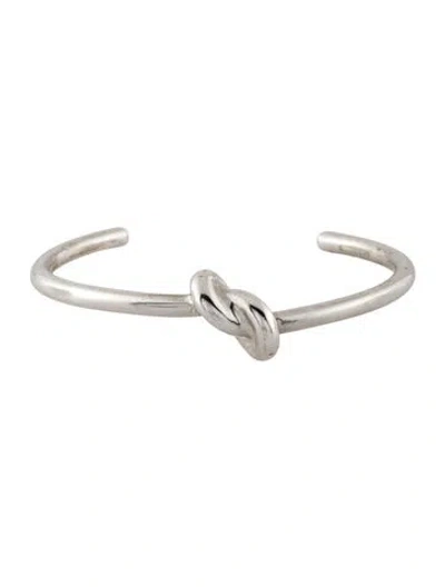 Pre-owned Celine Knot Cuff Bracelet, 5.25" In Multicolor