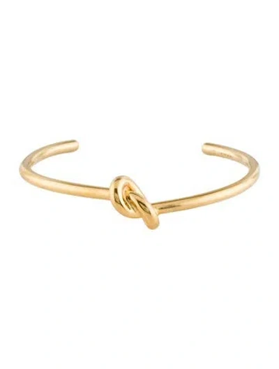 Pre-owned Celine Knot Cuff Bracelet, 6.25" In Multi