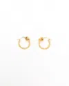 Celine Céline Knot Earrings In Gold