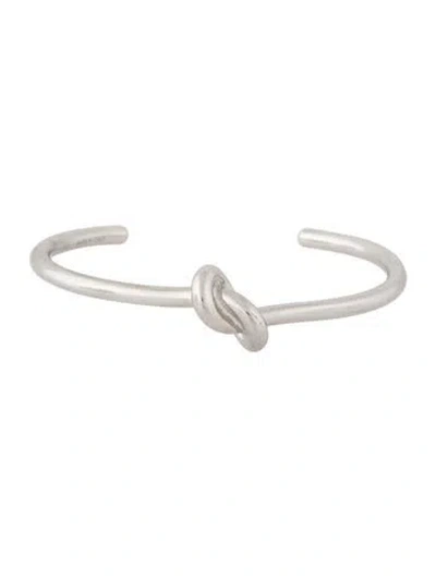 Pre-owned Celine Knot Extra Think Cuff Bracelet, 6" In Multi