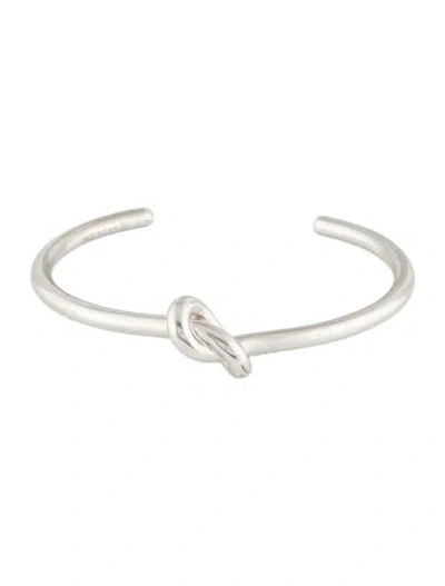 Pre-owned Celine Knot Extra-thin Cuff Bracelet, 5.5" In Multi