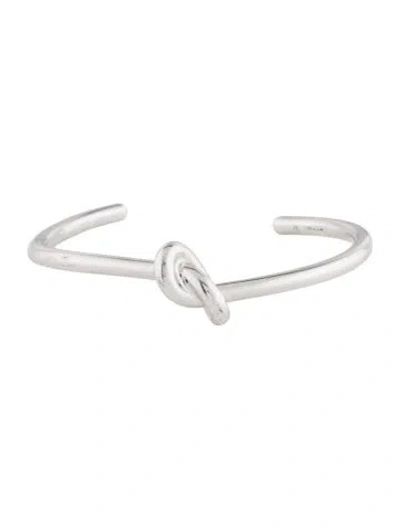 Pre-owned Celine Knot Extra-thin Cuff Bracelet, 5.75" In Multi
