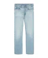 Celine Kurt Straight-leg Distressed Jeans In Blue